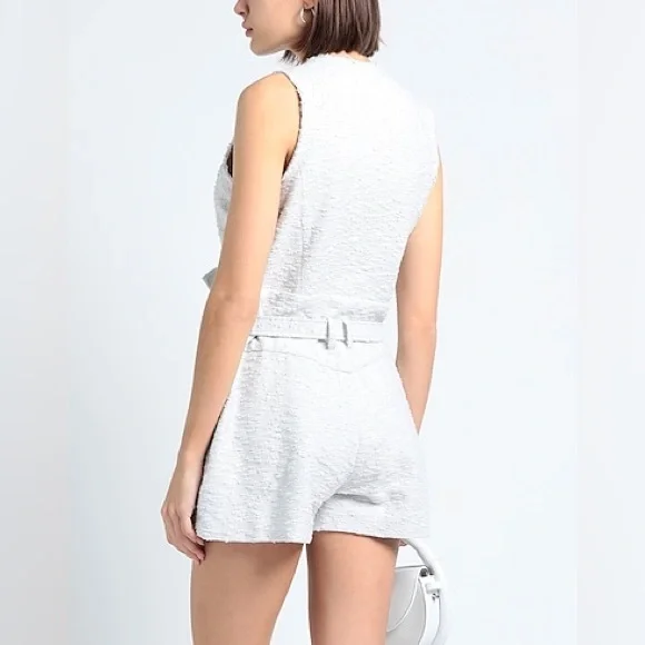 IRO white textured Jumpsuits one piece - Picture 6 of 11